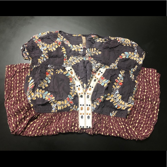 Free People Boho cap sleeve blouse - Picture 8 of 10